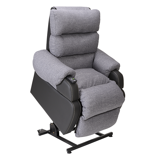 CELESTE Lift Chair Mottled Grey, 1 Motor, 55cm Depth