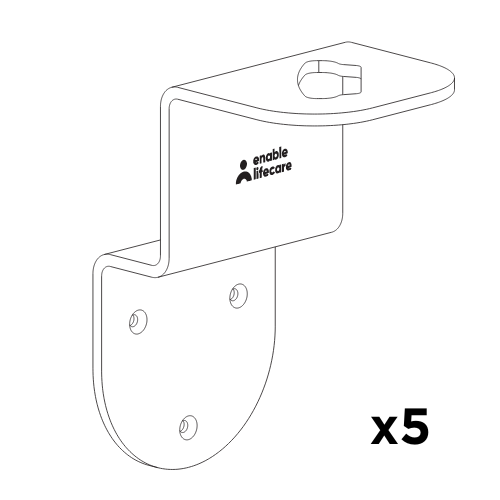 Configura Comfort Handset Holder - 5 Pack - Left Hand Side