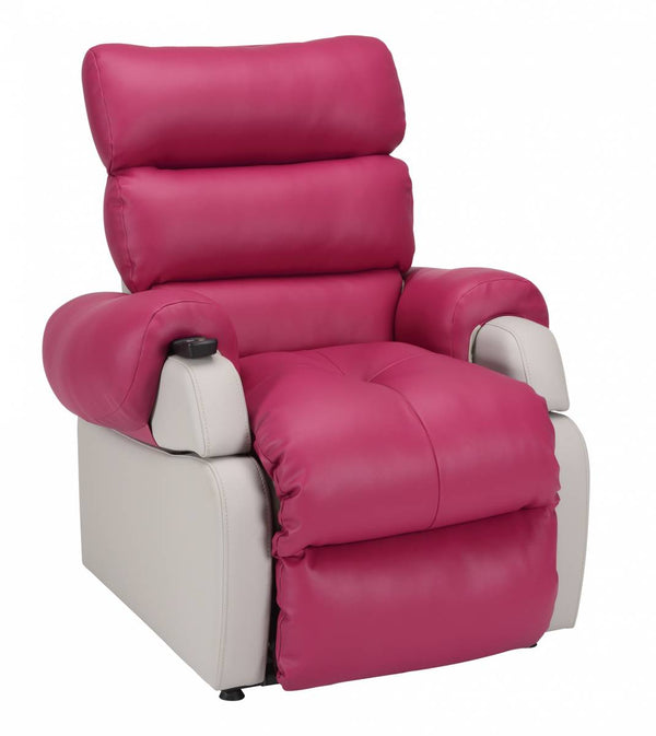Celeste Riser Recliner Raspberry 55cm Seat Depth